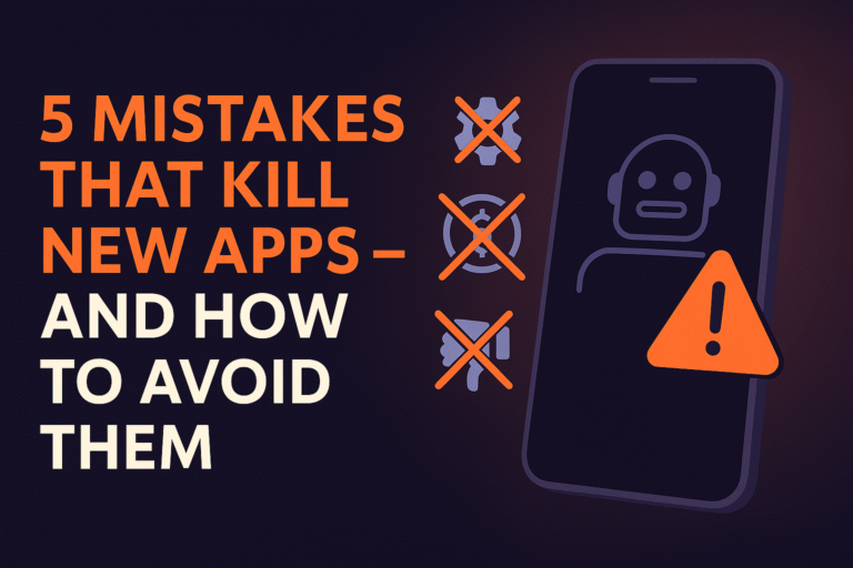 5 Mistakes That Kill New Apps – And How to Avoid Them