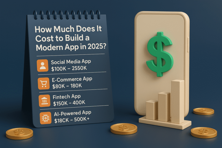 How Much Does It Cost to Build a Modern App in 2025?